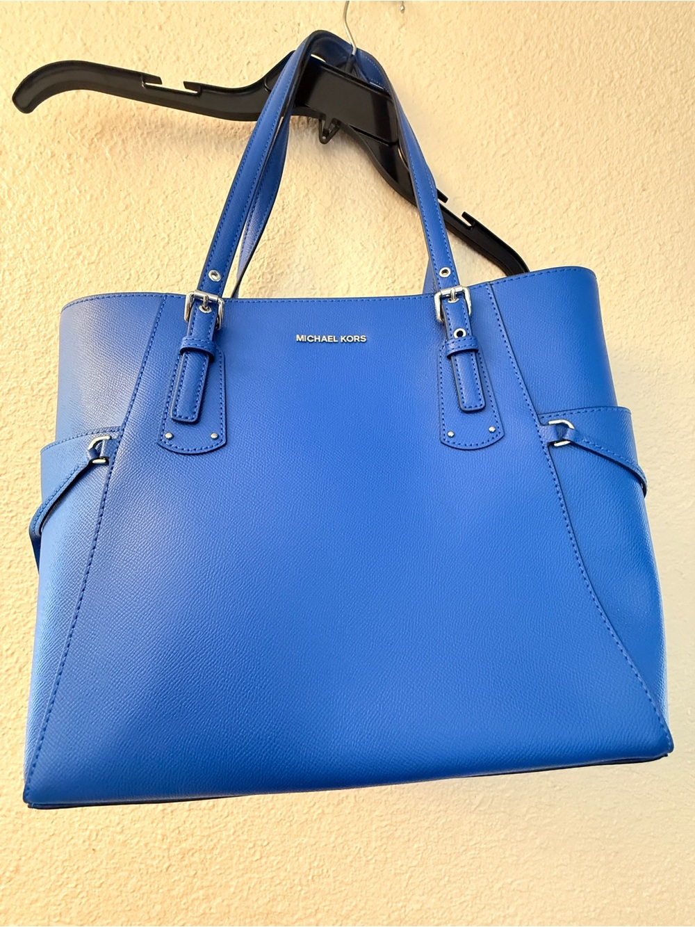 Michael Kors Royal Blue Leather Tote